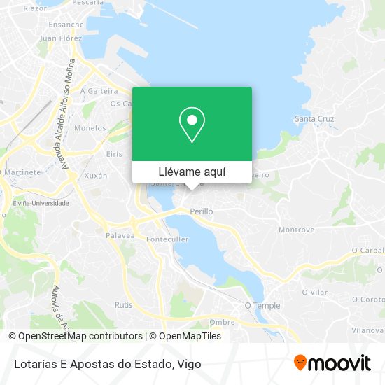 Mapa Lotarías E Apostas do Estado