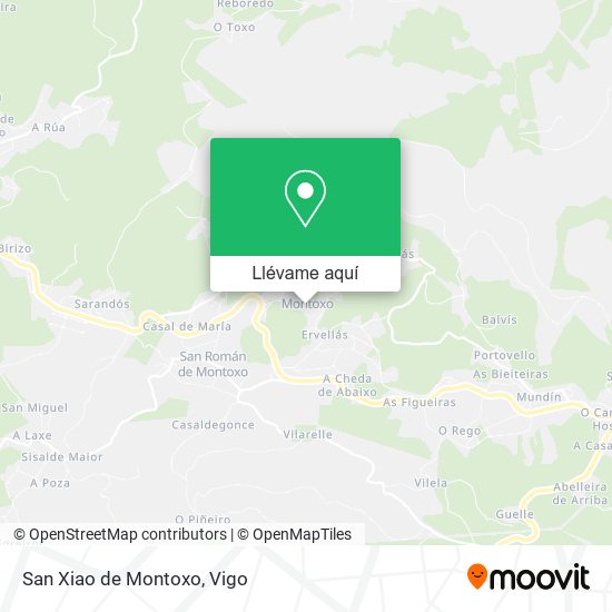 Mapa San Xiao de Montoxo