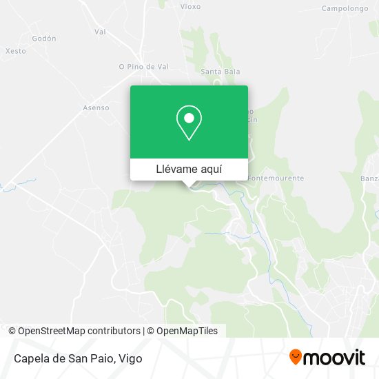 Mapa Capela de San Paio