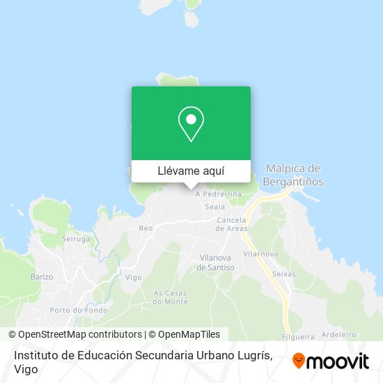 Mapa Instituto de Educación Secundaria Urbano Lugrís