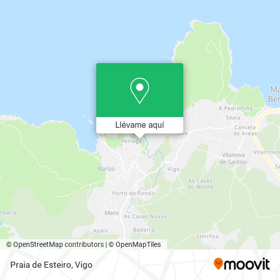 Mapa Praia de Esteiro