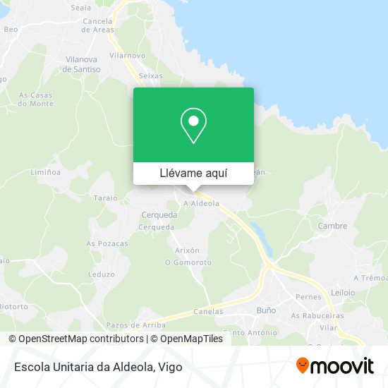 Mapa Escola Unitaria da Aldeola