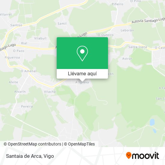 Mapa Santaia de Arca