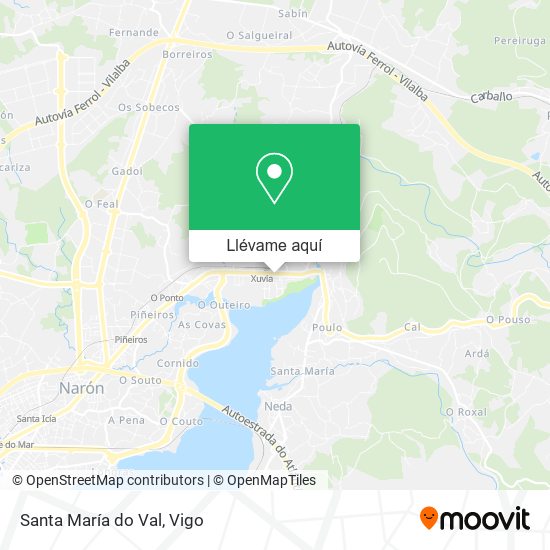 Mapa Santa María do Val