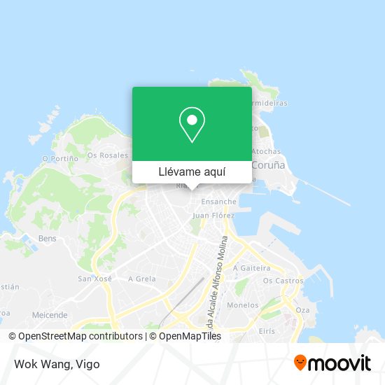 Mapa Wok Wang