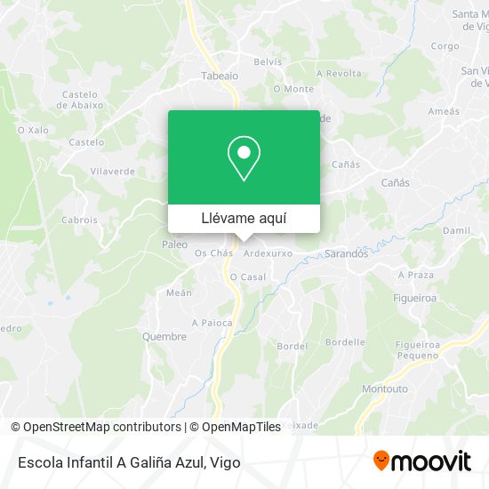 Mapa Escola Infantil A Galiña Azul