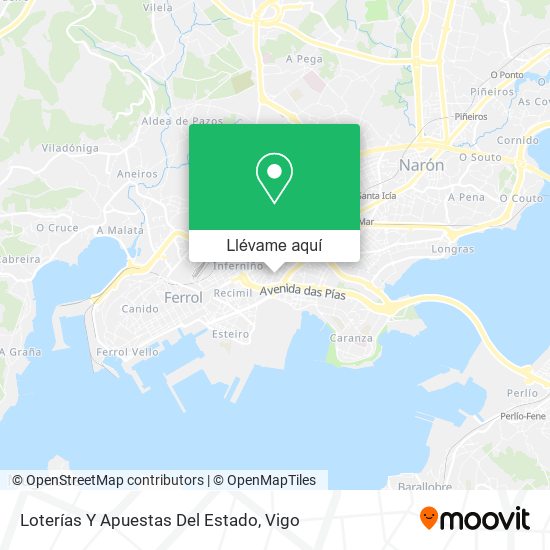 Mapa Loterías Y Apuestas Del Estado