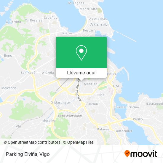 Mapa Parking Elviña