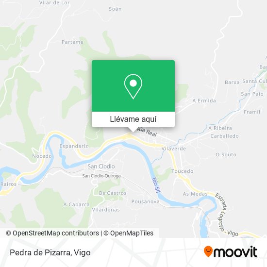 Mapa Pedra de Pizarra