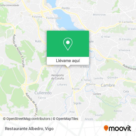 Mapa Restaurante Albedro