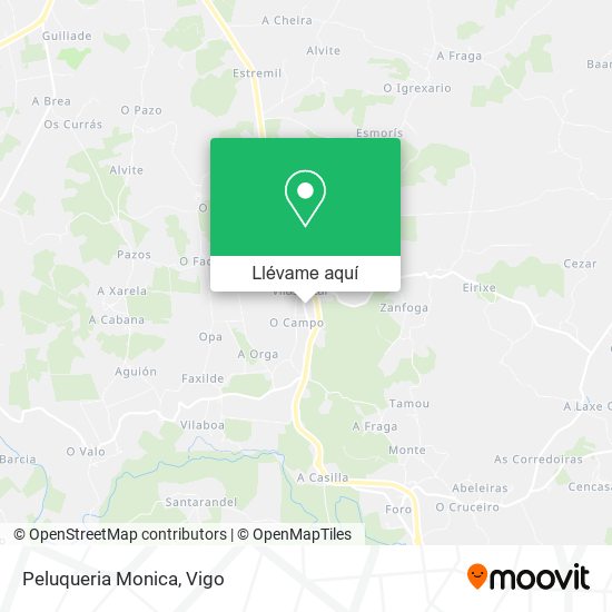 Mapa Peluqueria Monica