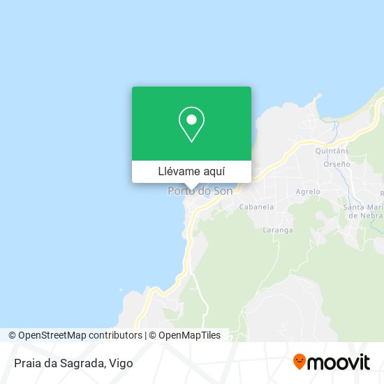 Mapa Praia da Sagrada