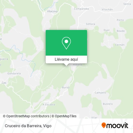 Mapa Cruceiro da Barreira