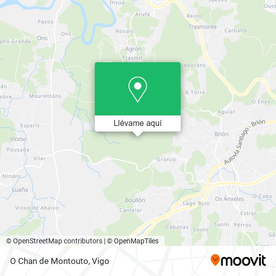 Mapa O Chan de Montouto
