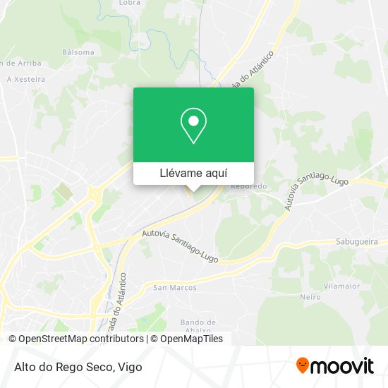 Mapa Alto do Rego Seco