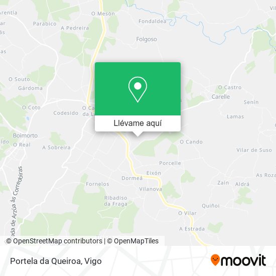Mapa Portela da Queiroa