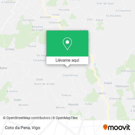 Mapa Coto da Pena