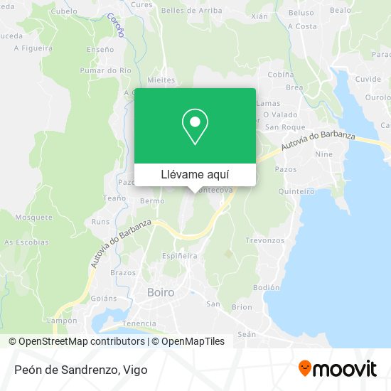Mapa Peón de Sandrenzo