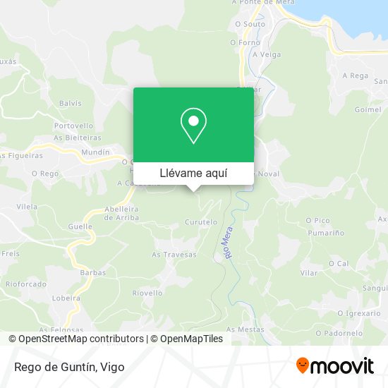 Mapa Rego de Guntín
