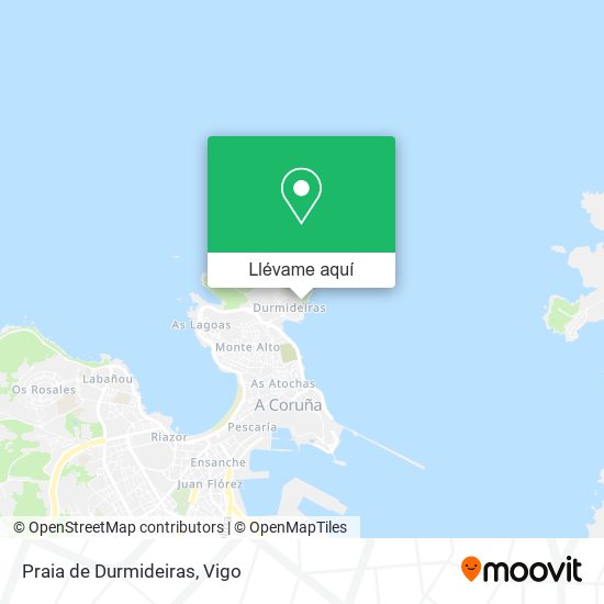 Mapa Praia de Durmideiras