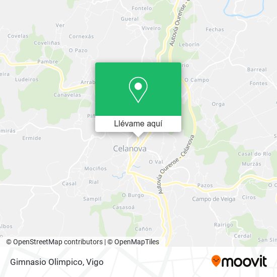 Mapa Gimnasio Olimpico