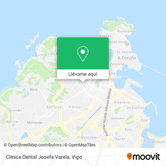 Mapa Clínica Dental Josefa Varela