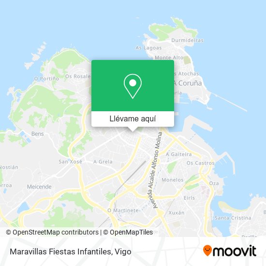 Mapa Maravillas Fiestas Infantiles