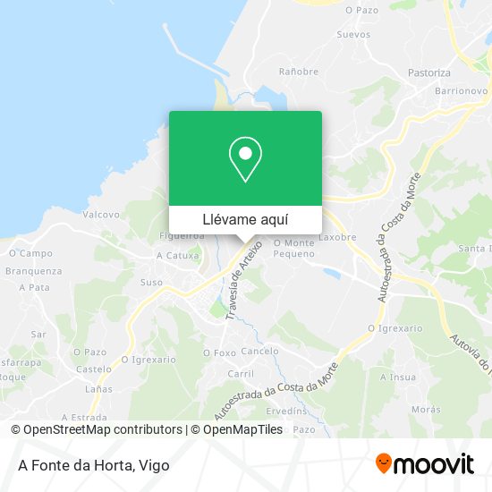 Mapa A Fonte da Horta