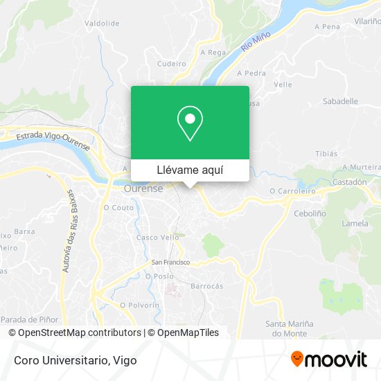 Mapa Coro Universitario