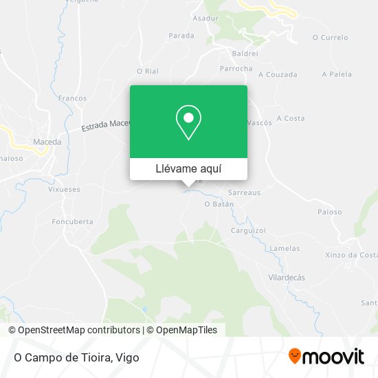 Mapa O Campo de Tioira