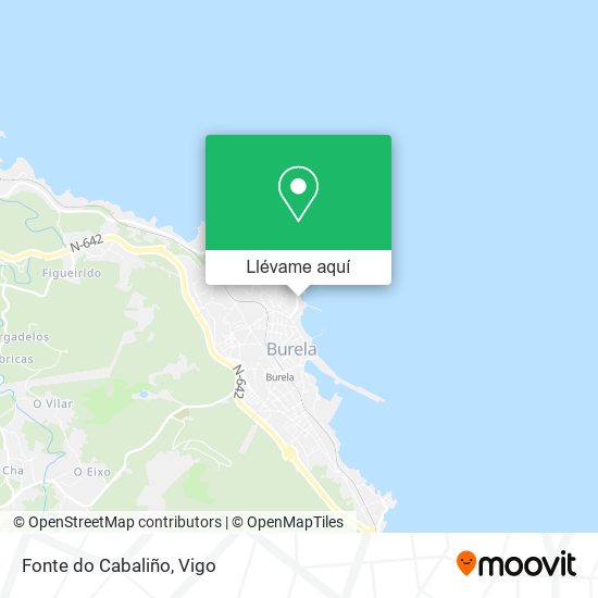 Mapa Fonte do Cabaliño