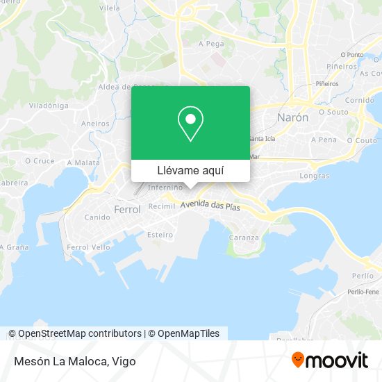 Mapa Mesón La Maloca