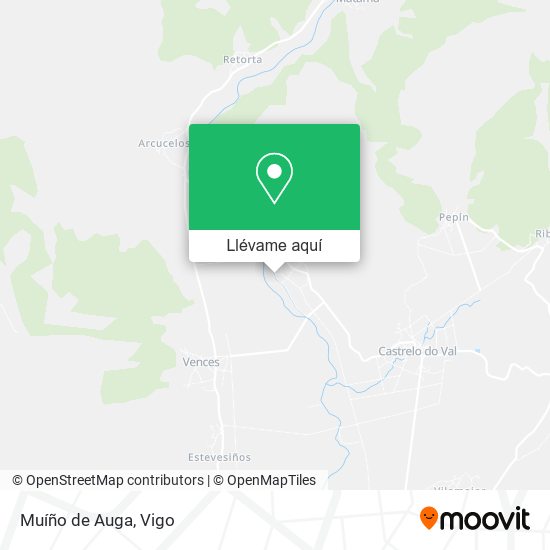 Mapa Muíño de Auga