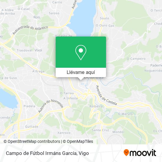 Mapa Campo de Fútbol Irmáns García