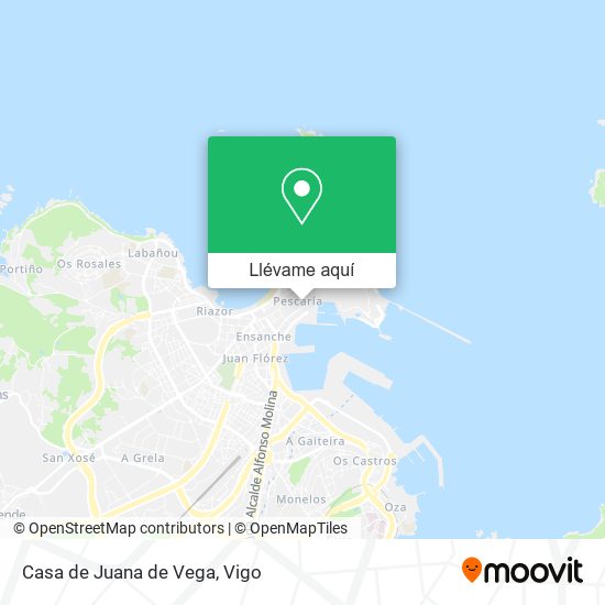 Mapa Casa de Juana de Vega