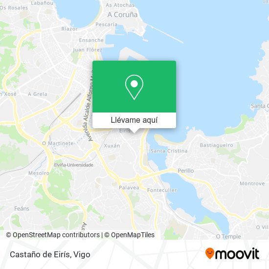 Mapa Castaño de Eirís