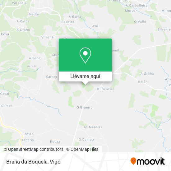 Mapa Braña da Boquela