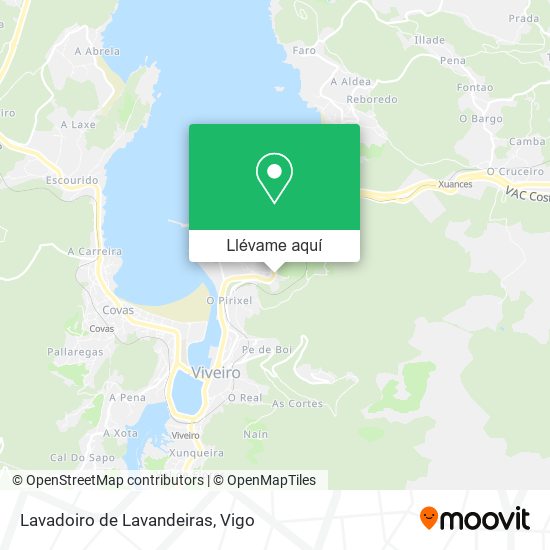 Mapa Lavadoiro de Lavandeiras