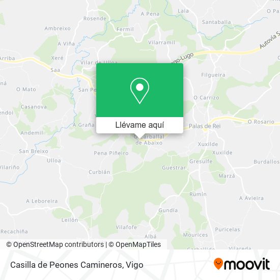Mapa Casilla de Peones Camineros