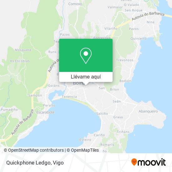 Mapa Quickphone Ledgo