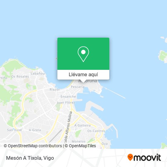 Mapa Mesón A Tixola