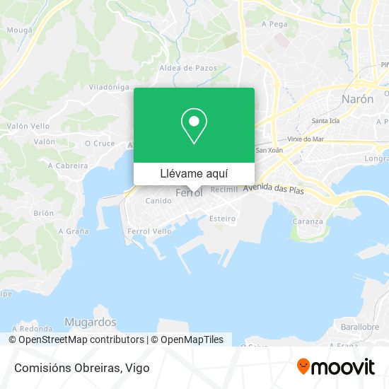 Mapa Comisións Obreiras