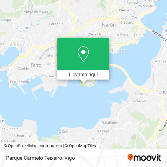 Mapa Parque Carmelo Teixeiro