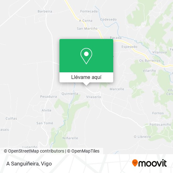 Mapa A Sanguiñeira