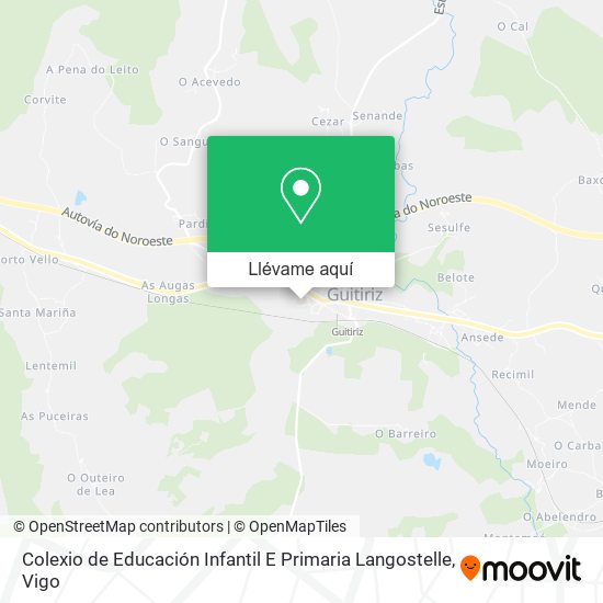 Mapa Colexio de Educación Infantil E Primaria Langostelle