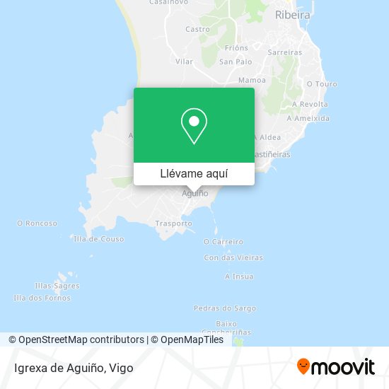 Mapa Igrexa de Aguiño