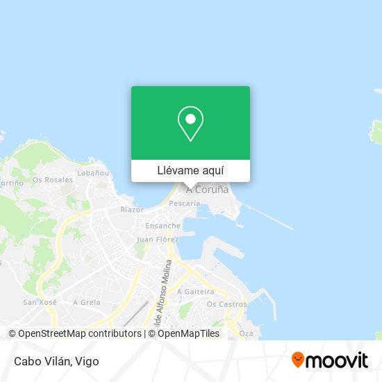 Mapa Cabo Vilán