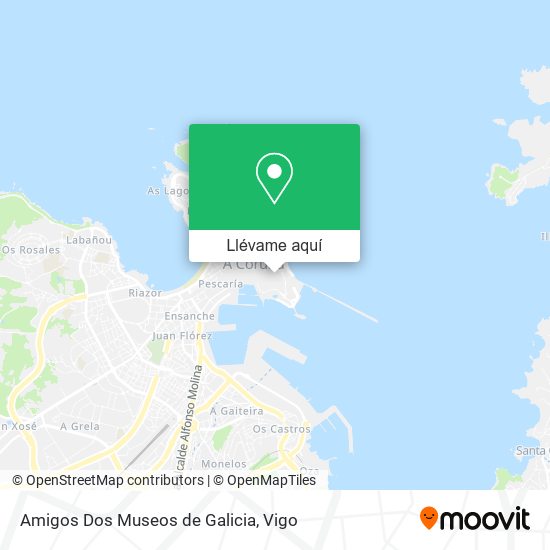 Mapa Amigos Dos Museos de Galicia