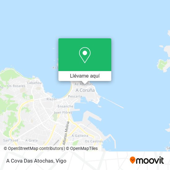 Mapa A Cova Das Atochas