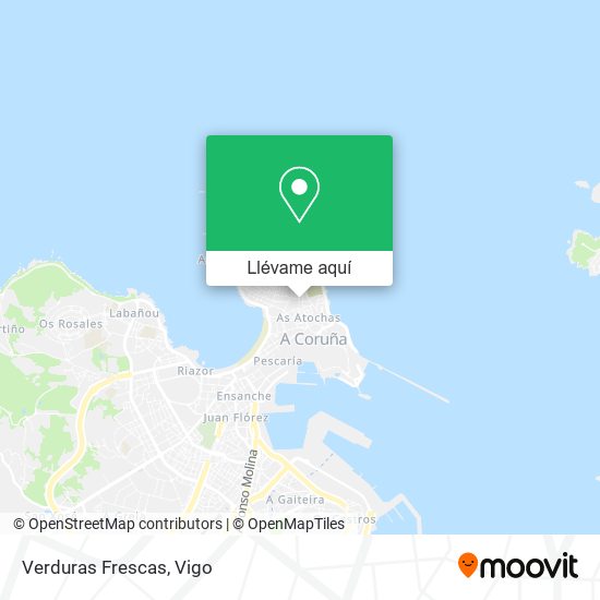 Mapa Verduras Frescas
